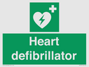 green-background-with-white-text-and-heart-defibrillator-symbol--white-cross-and~